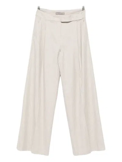 D Exterior D.exterior Trousers In White