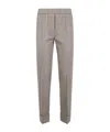 D Exterior Plaid Trousers In Gray