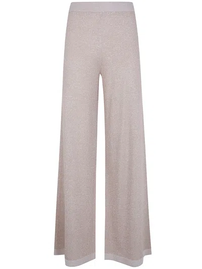 D Exterior D. Exterior Cashmere Crystals Trousers In Purple
