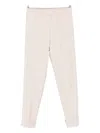 D Exterior Elastic-waistband Cuffed Trousers In Neutral