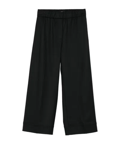 D EXTERIOR ELASTICATED-WAISTBAND TROUSERS