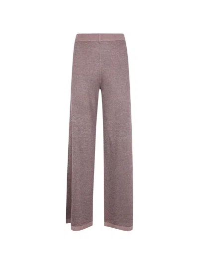 D Exterior Elasticated-waistband Trousers In Brown