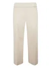 D Exterior Elasticated-waistband Trousers In Neutral