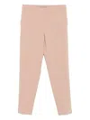 D Exterior Elasticated-waistband Trousers In Pink