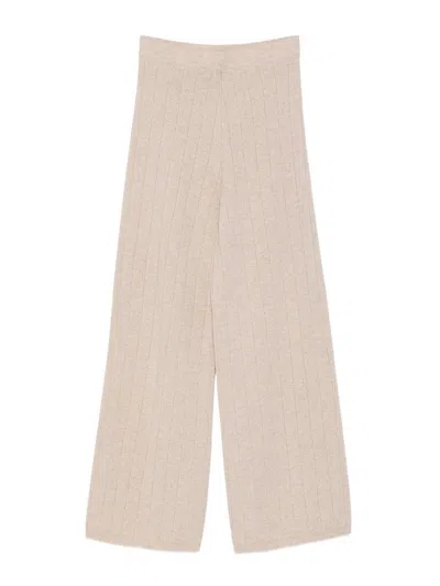 D Exterior Elasticated-waist Trousers In Neutral
