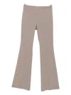 D Exterior Embellished Flared Trousers In Neutral
