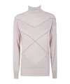 D Exterior Embellished Sweater In Neutral