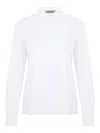 Shop D Exterior Fitted Classic Cotton Shirt In White