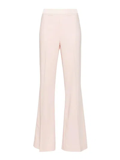 D Exterior Flared Design Trousers In Colour Carne Y Neutral