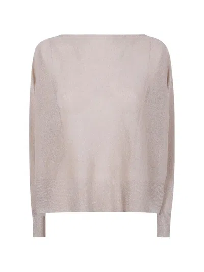 D Exterior D. Exterior F-lux Overszed Long Sleeves Sweater In Neutral