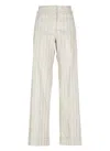 D Exterior D. Exterior Gold Viscose Blend Pants