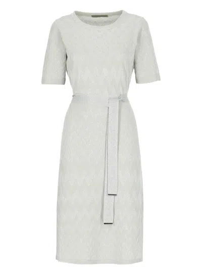 D Exterior D. Exterior Green Cotton Blend Dress