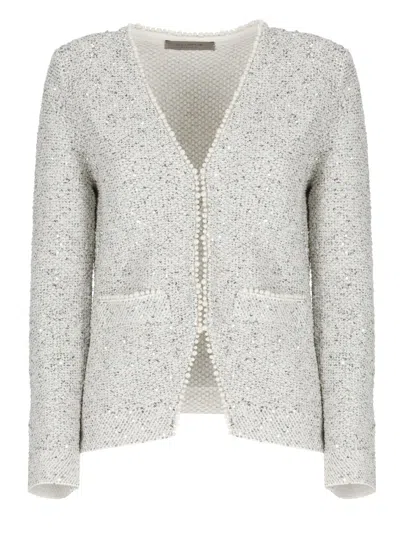 D Exterior D. Exterior Grey Cotton Blazer