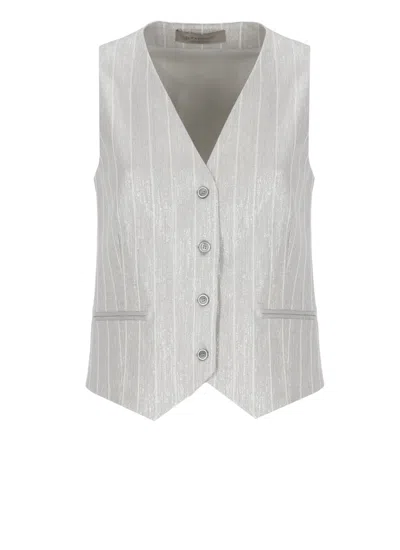 D Exterior D. Exterior Grey Viscose Vest