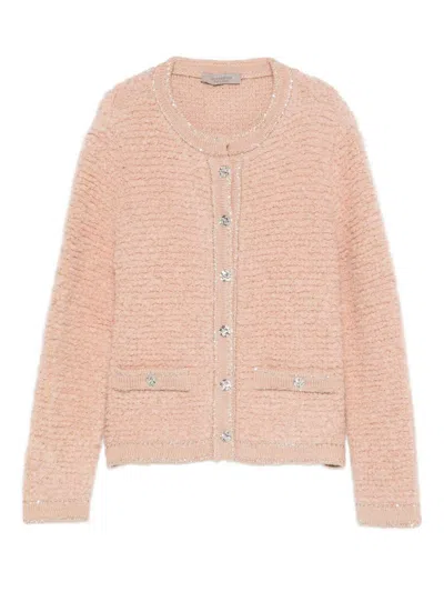 D EXTERIOR LIGHT PINK CARDIGAN D EXTERIOR