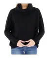 D Exterior High-neck Long-sleeved Sweater In Multi