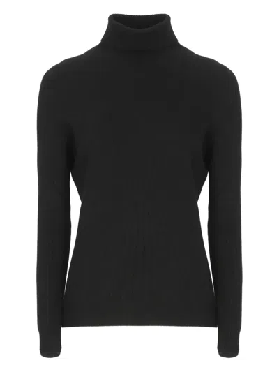 D EXTERIOR HIGH-NECK LONG-SLEEVES SWEATER