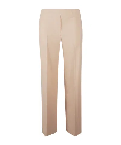 D EXTERIOR CENTRE-CREASE TAILORED TROUSERS