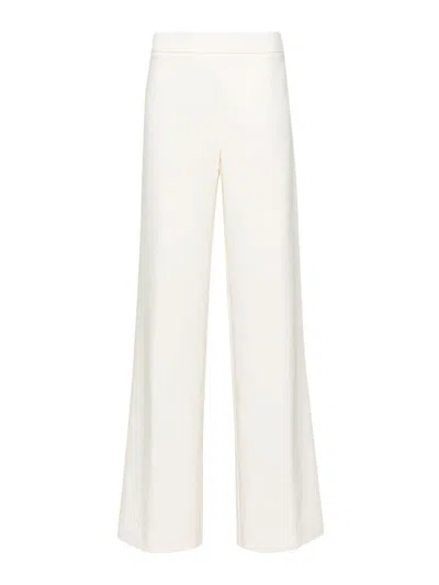 D Exterior High Waisted Trousers In Blanco