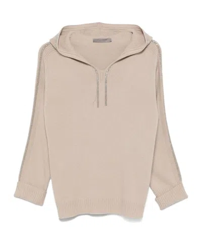 D EXTERIOR HOODED SWEATER