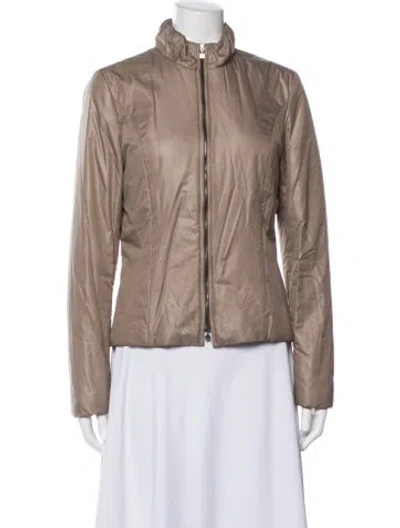 Pre-owned D Exterior Jacket In Neutral
