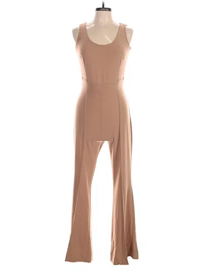 Pre-owned D Exterior Jumpsuit In Tan