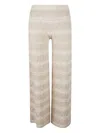 D Exterior D.exterior Knitted Lace High-waist In Neutral