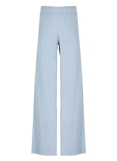 D Exterior D. Exterior Light Blue Satin Pants