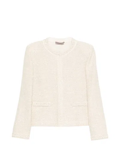 D Exterior Long-sleeve Pocket Jacket In Brown