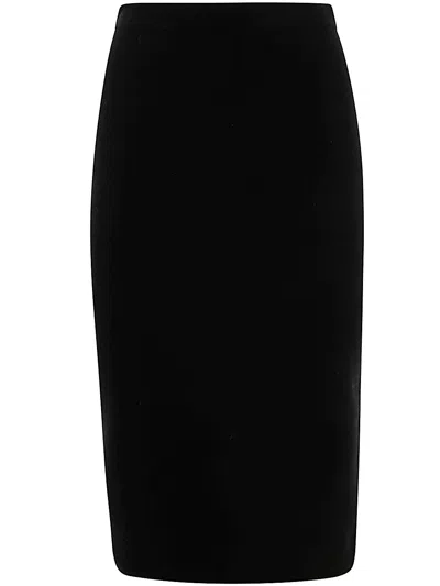 D-exterior D. Exterior Merinos Skirt In Black  