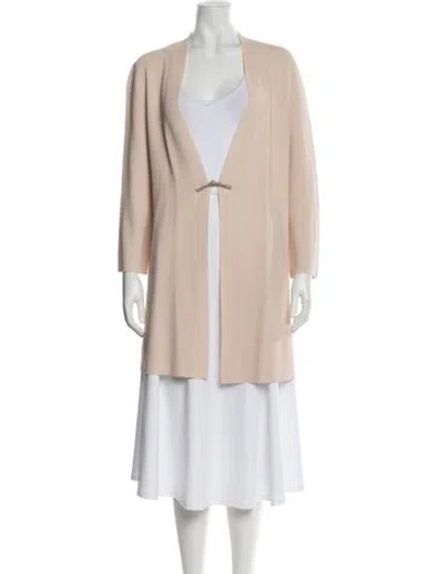 Pre-owned D Exterior Open Front Sweater In Neutral