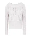 D Exterior Open-knit Sweater In Multi