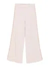 D Exterior Cream And Beige Wide-leg Trousers Crafted In Multi