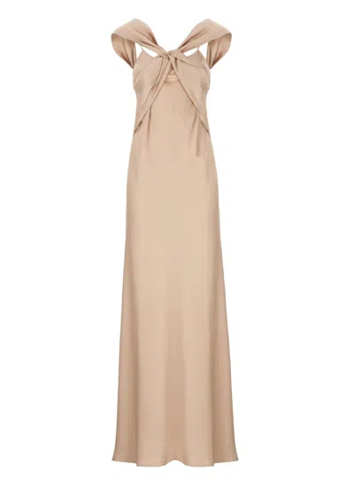 D Exterior D. Exterior Pink Satin Dress