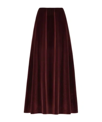 D EXTERIOR PLEATED DETAIL SKIRT