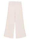 D Exterior Cream And Beige Wide-leg Trousers Crafted In Multi