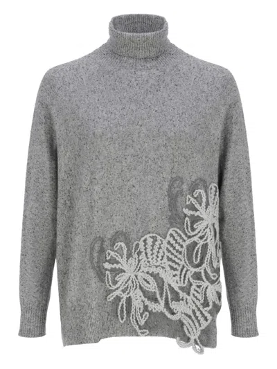 D Exterior D.exterior Cozy And Stylish Sweaters In Gray