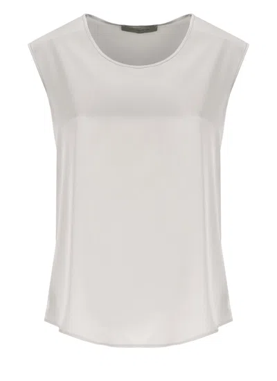 D EXTERIOR SATIN TOP