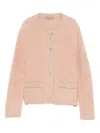 D Exterior Round Neck Long-sleeved Sweater In Neutral