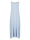 D Exterior D.exterior Sleeveless Maxi Dress In Blue
