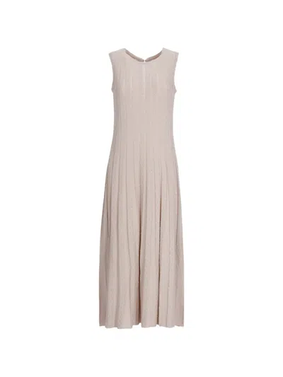 D Exterior Sequin-embellished Midi Dress In Neutral