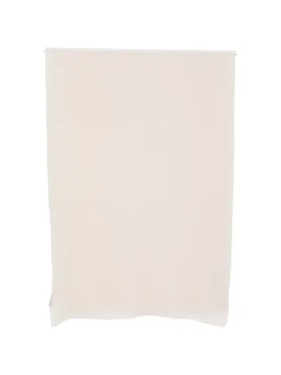 D Exterior Silk Scarf In Neutral