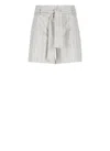 D Exterior D. Exterior Silver Viscose Blend Bermuda Shorts In Gray