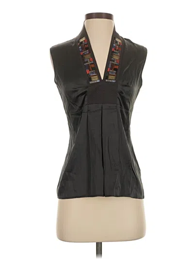 Pre-owned D Exterior Sleeveless Blouse In Black