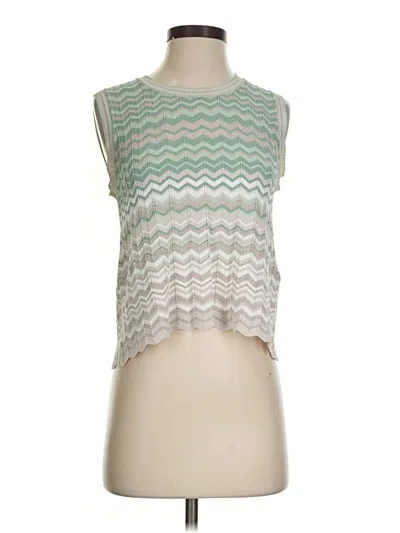 Pre-owned D Exterior Sleeveless Blouse In Green