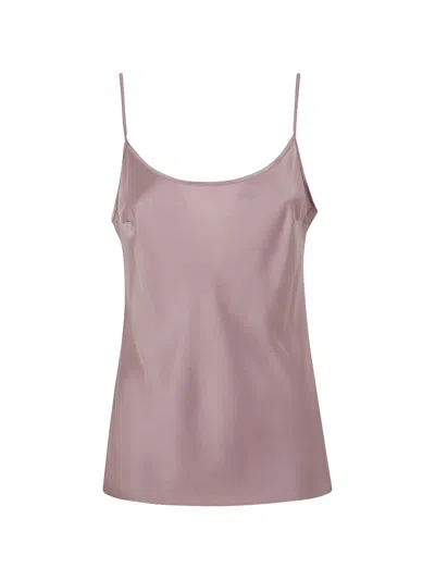 D Exterior Spaghetti-strap Top In Purple