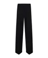 D Exterior Straight-leg Casual Pants In Black