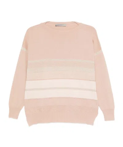 D EXTERIOR STRIPED SWEATER