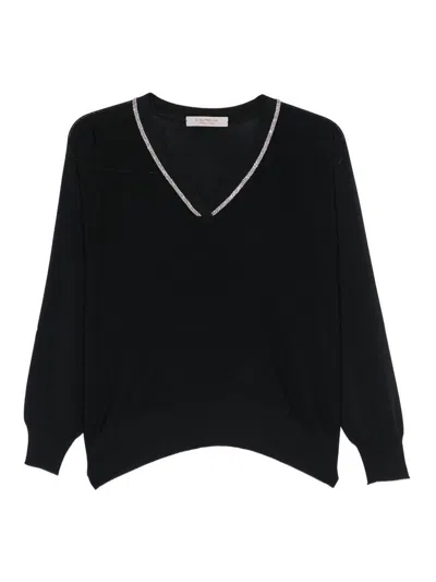 D Exterior Sweater In Black