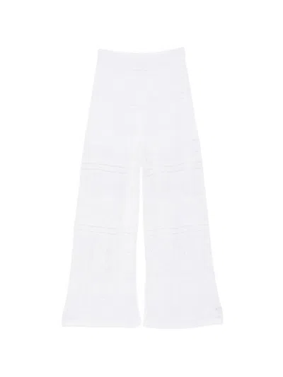 D Exterior Trousers In White